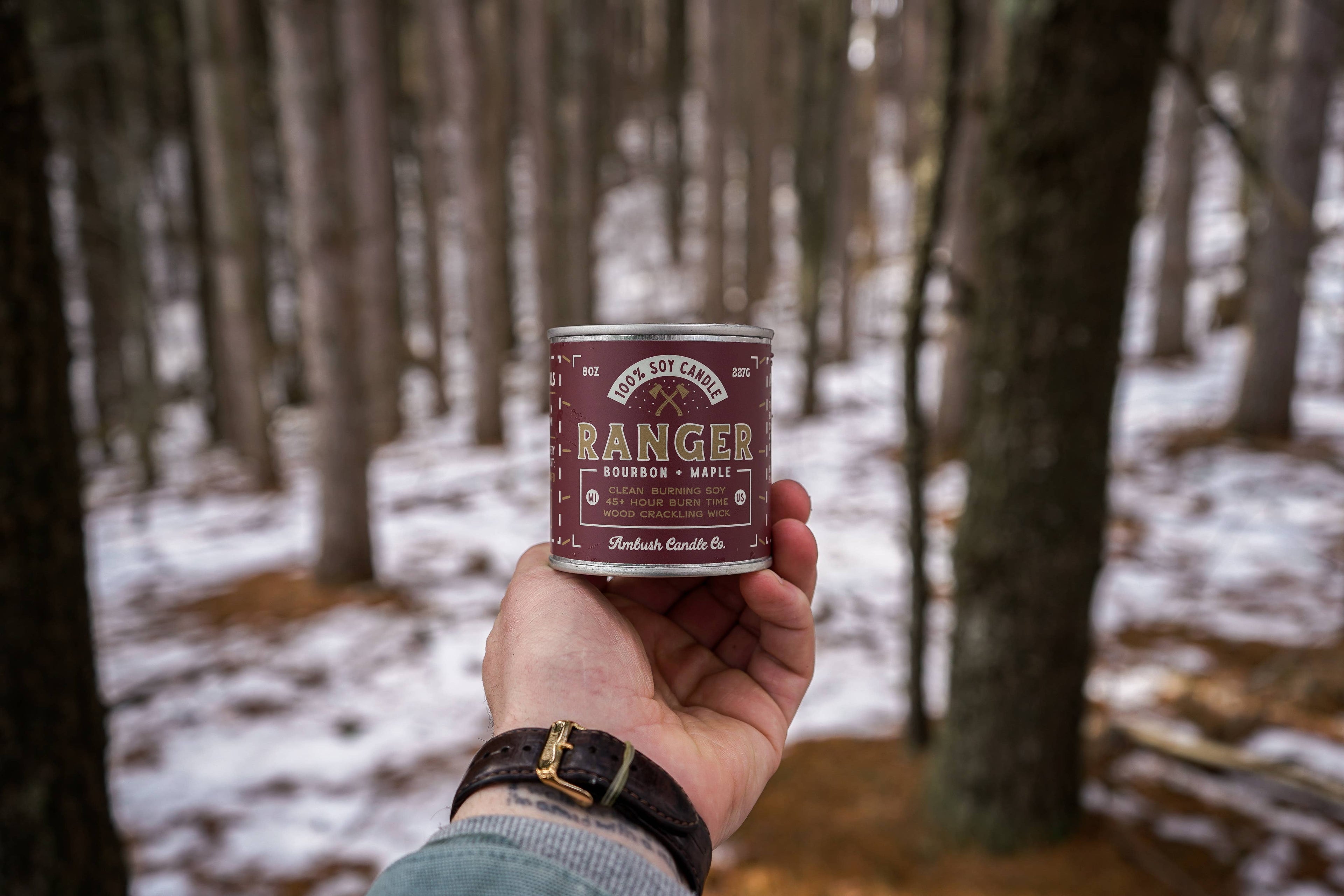 Ranger | Bourbon + Maple 8oz Soy Candle