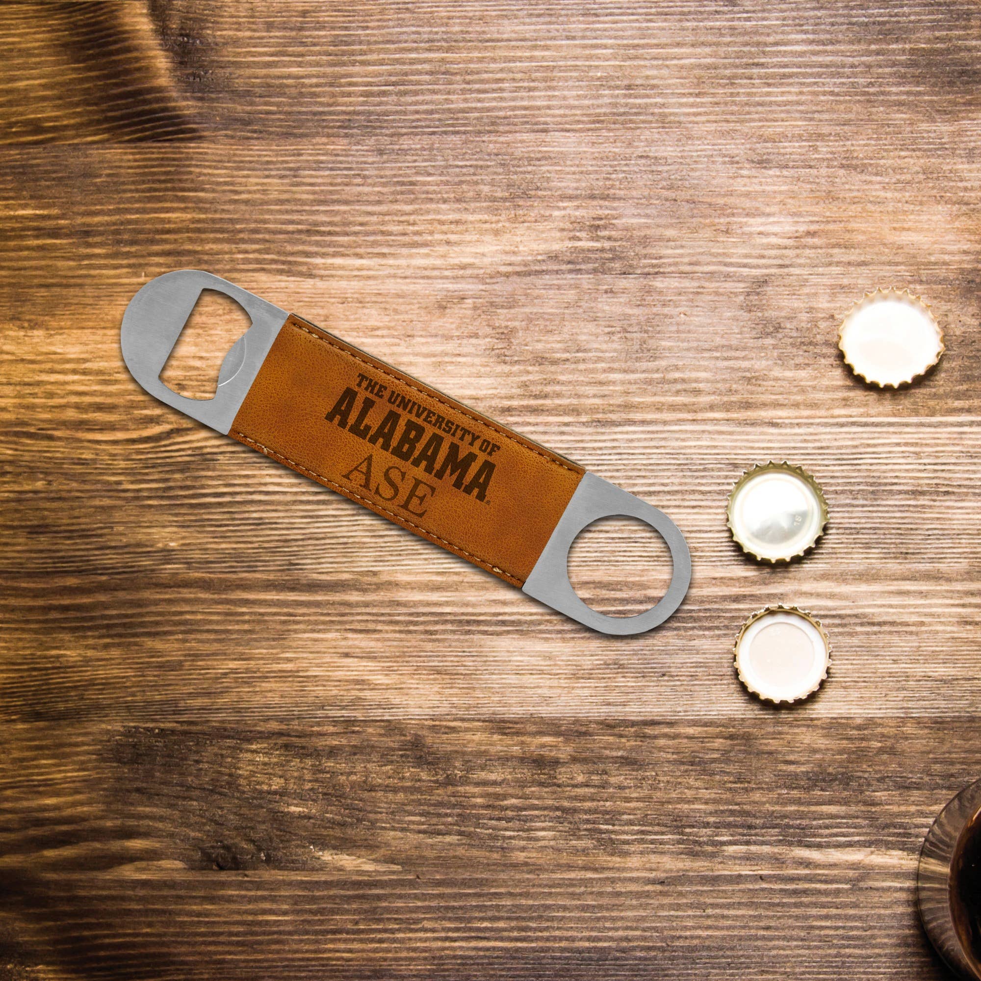 NCAA Alabama Laser Engraved Bar Blade, Brown