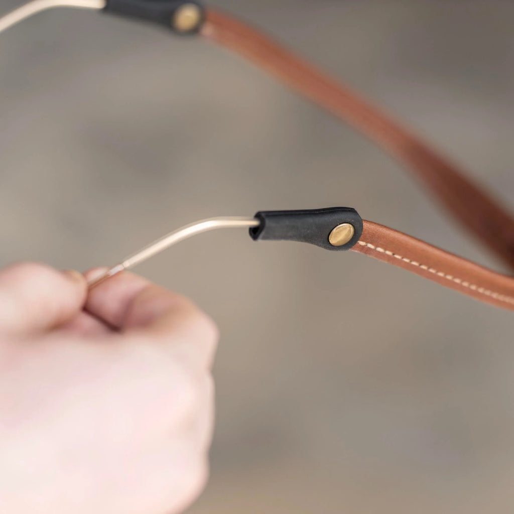 Alabama Script A Fine Leather Sunglass Strap