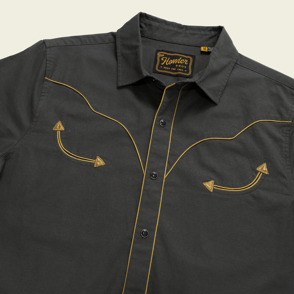 Broncobuster Snapshirt - Antique Black