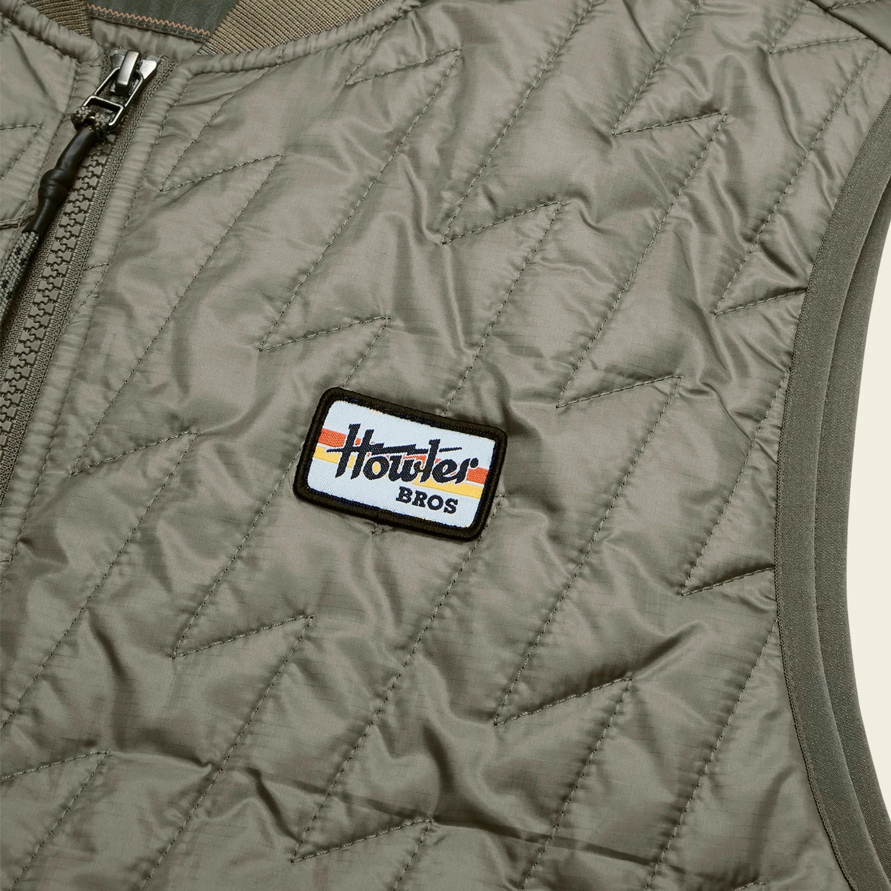 Voltage Quilted Vest - Vetiver