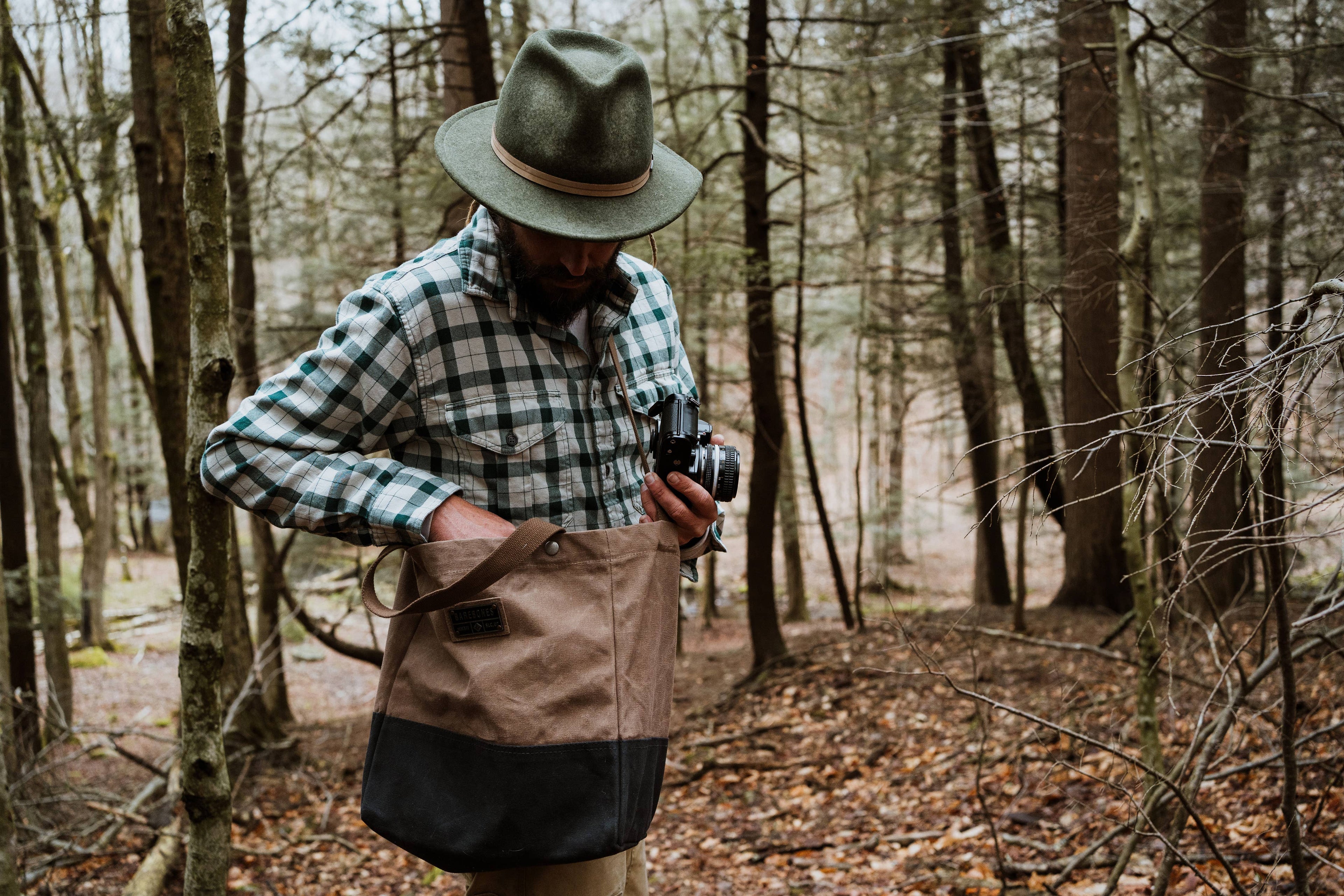 Neelum Market Tote Bag - Waxed Canvas Bag