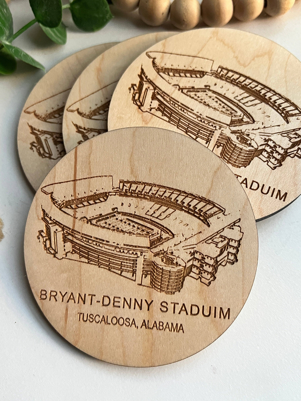 Bryant-Denny Stadium Coasters Bama Alabama Roll Tide
