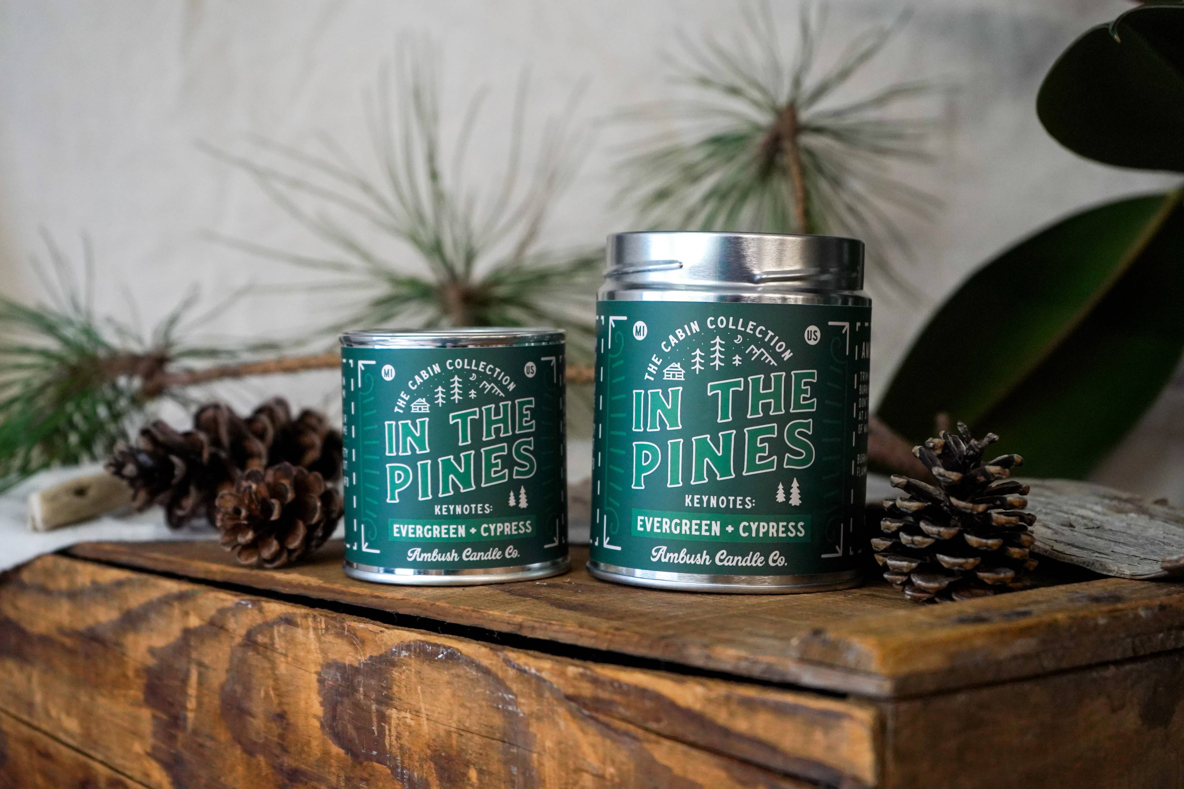In The Pines | Evergreen + Cypress 14oz Soy Candle