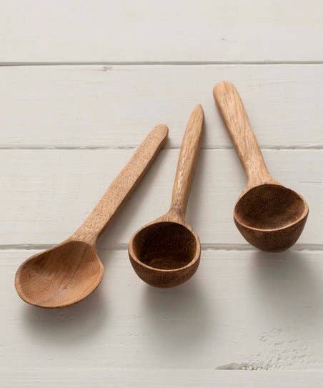 Carved Spoons Set of 3