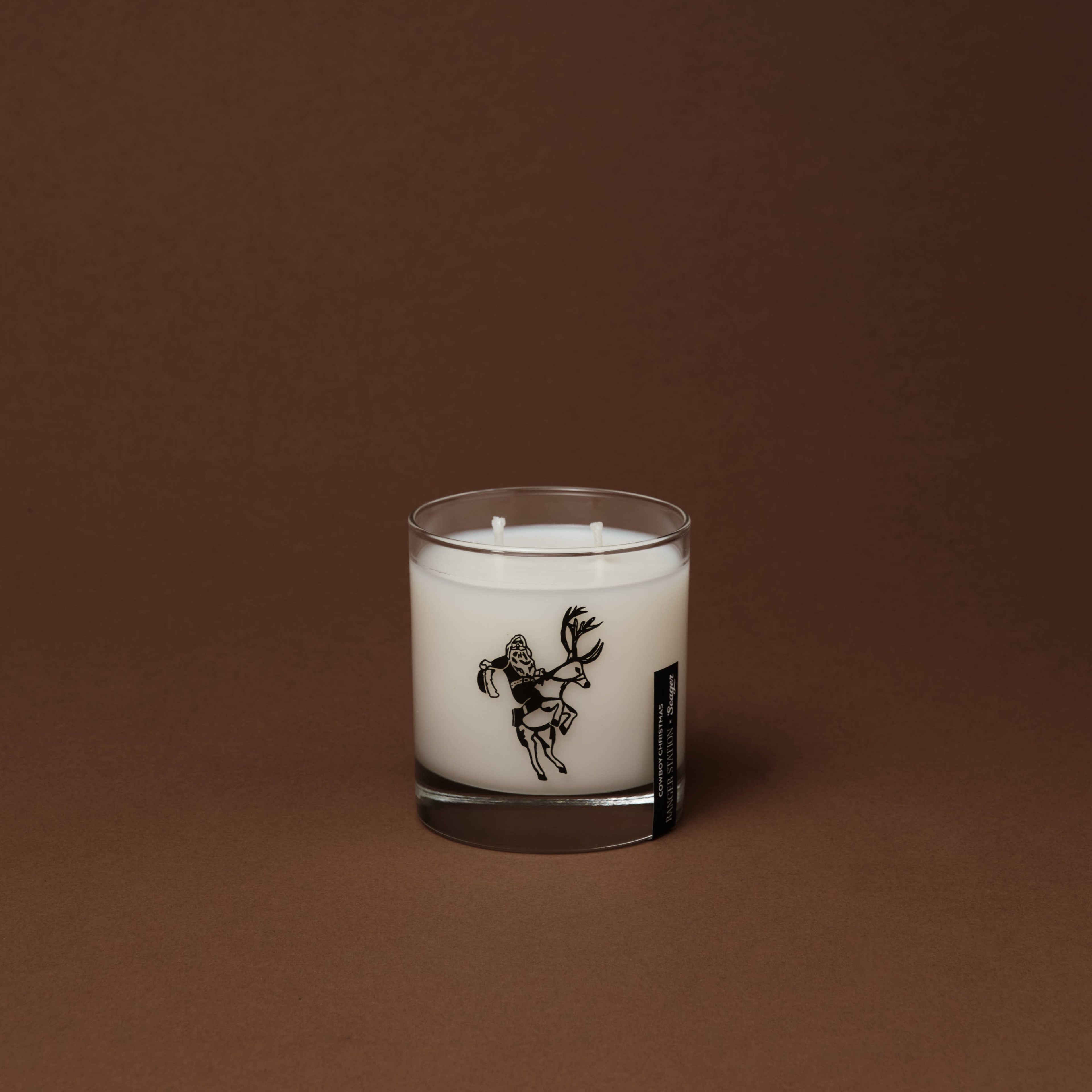 COWBOY CHRISTMAS CANDLE