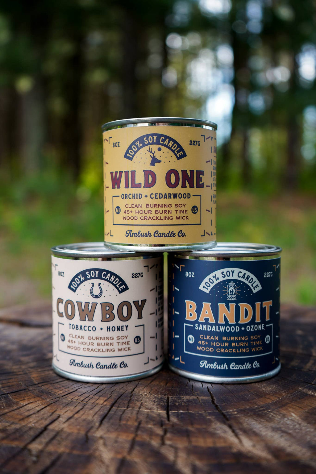 Cowboy "First Edition" | Tobacco + Honey 8oz Soy Candle