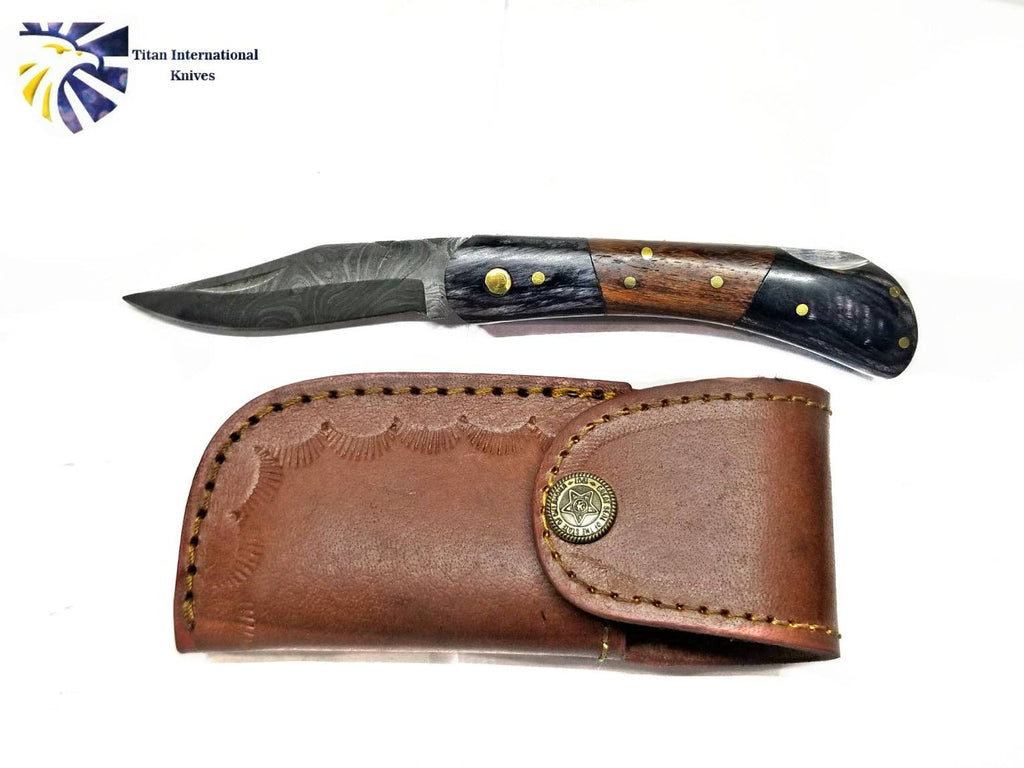TF-009 / Damascus Steel EDC Pocket knife