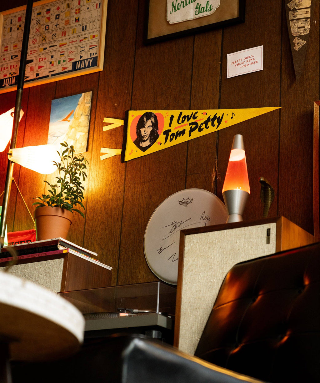 I Love Tom Petty Pennant • Tom Petty x Oxford Pennant