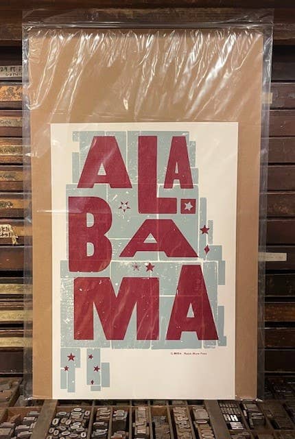 Alabama State Poster
