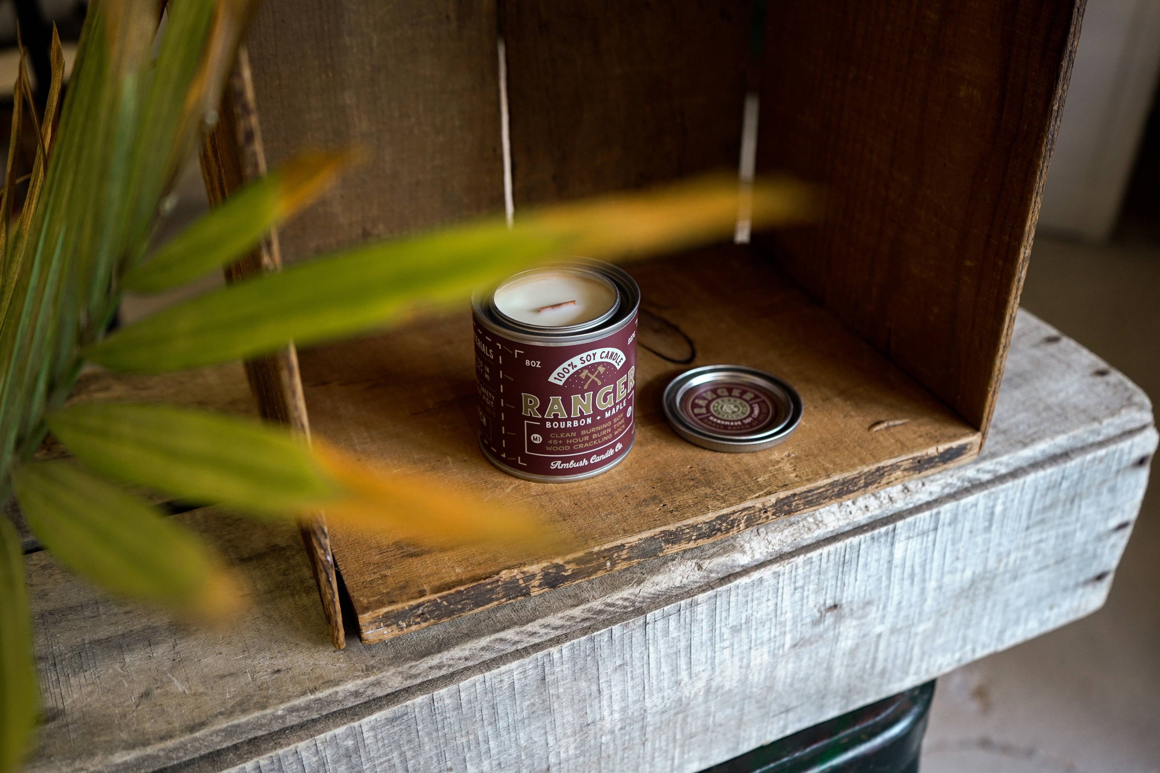 Ranger | Bourbon + Maple 8oz Soy Candle