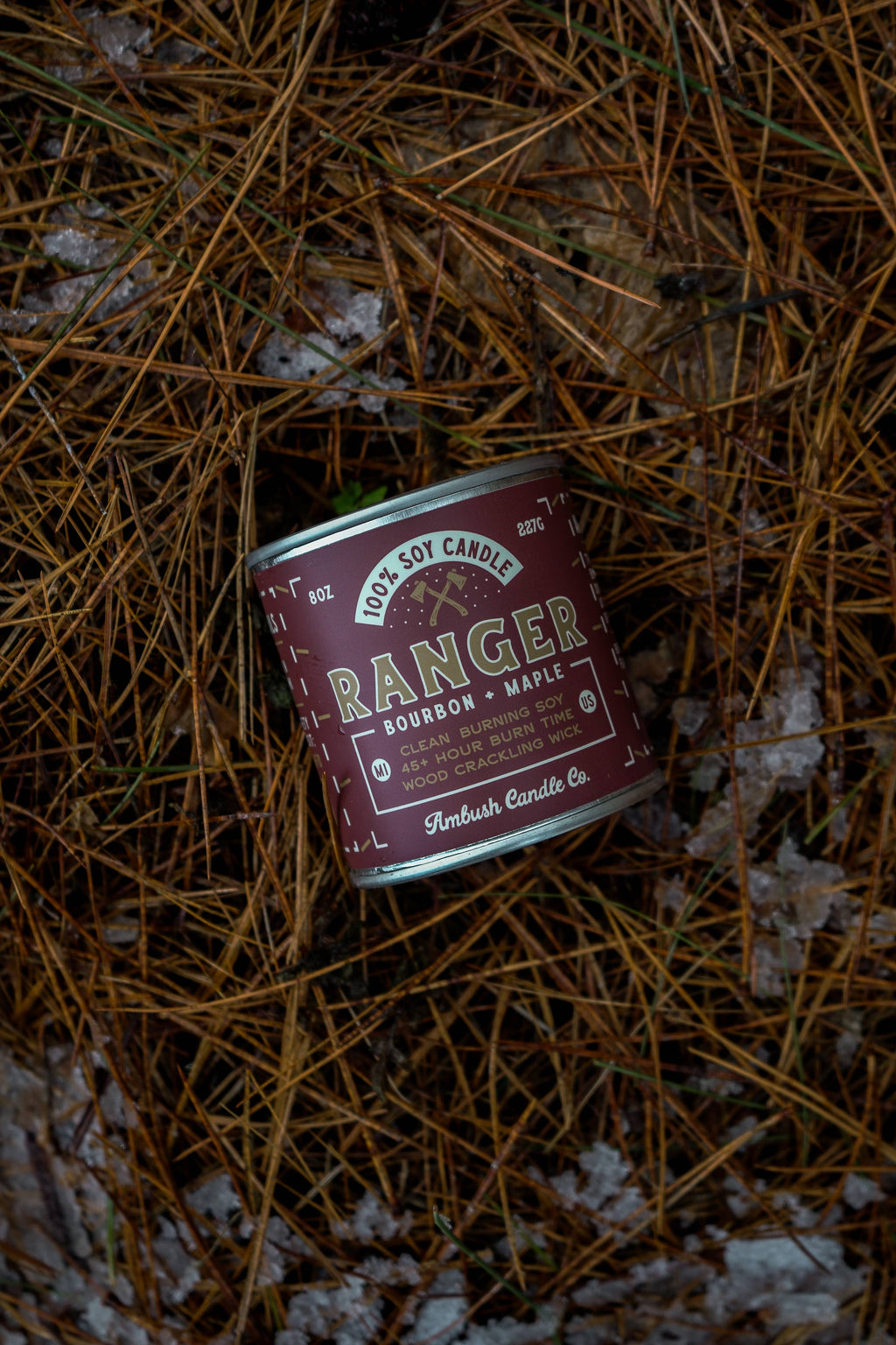 Ranger | Bourbon + Maple 8oz Soy Candle