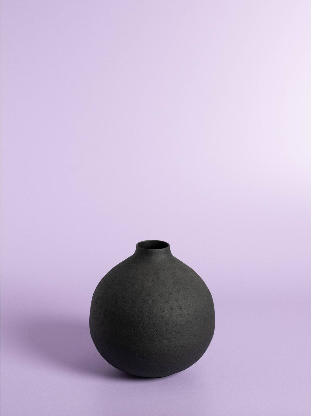 Textured Vase Small Round