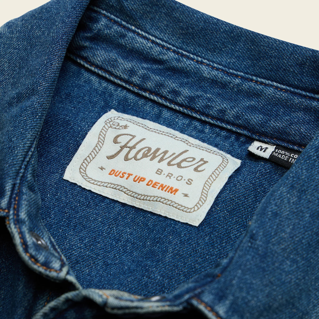 Dust Up Denim Snapshirt - Bolan Classic Wash