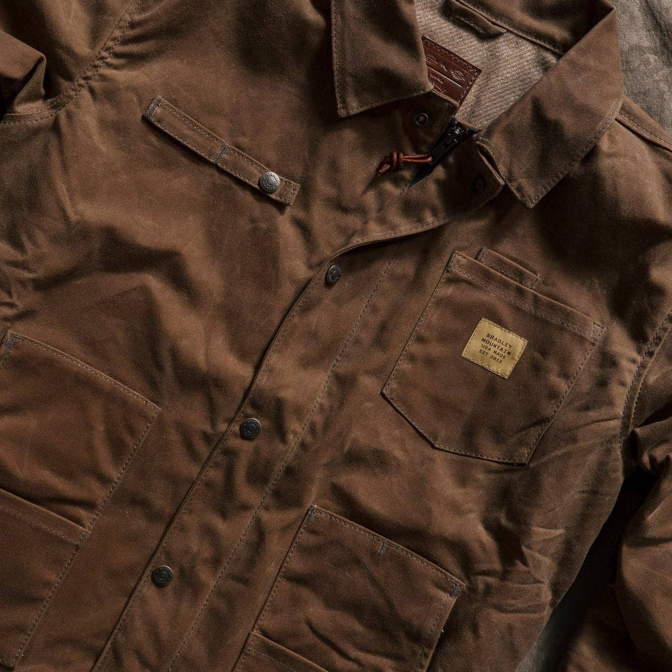 Cabin Jacket w/ Zipper - Brush Brown