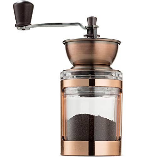 MITBAK Manual Coffee Grinder with Adjustable Burr Mill