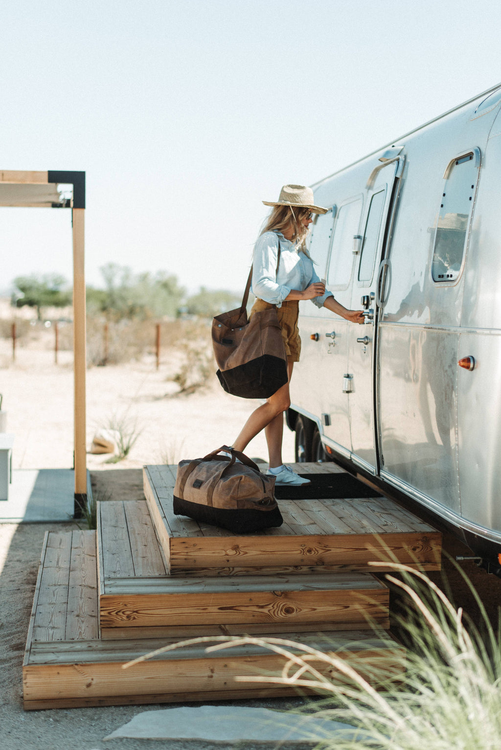 Neelum 40L Giant Tote- Waxed Canvas Bag