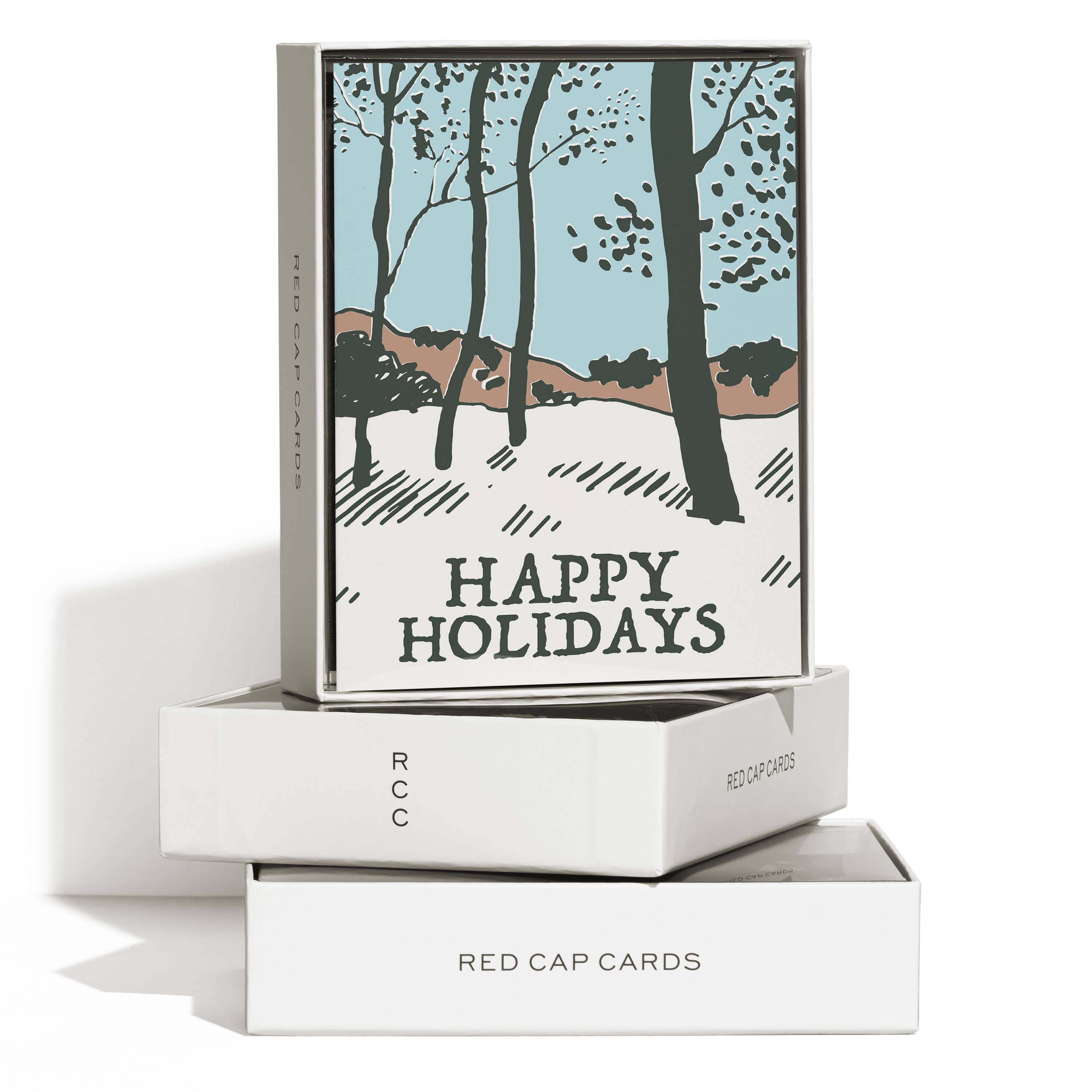 Snowy Forest holiday greeting card