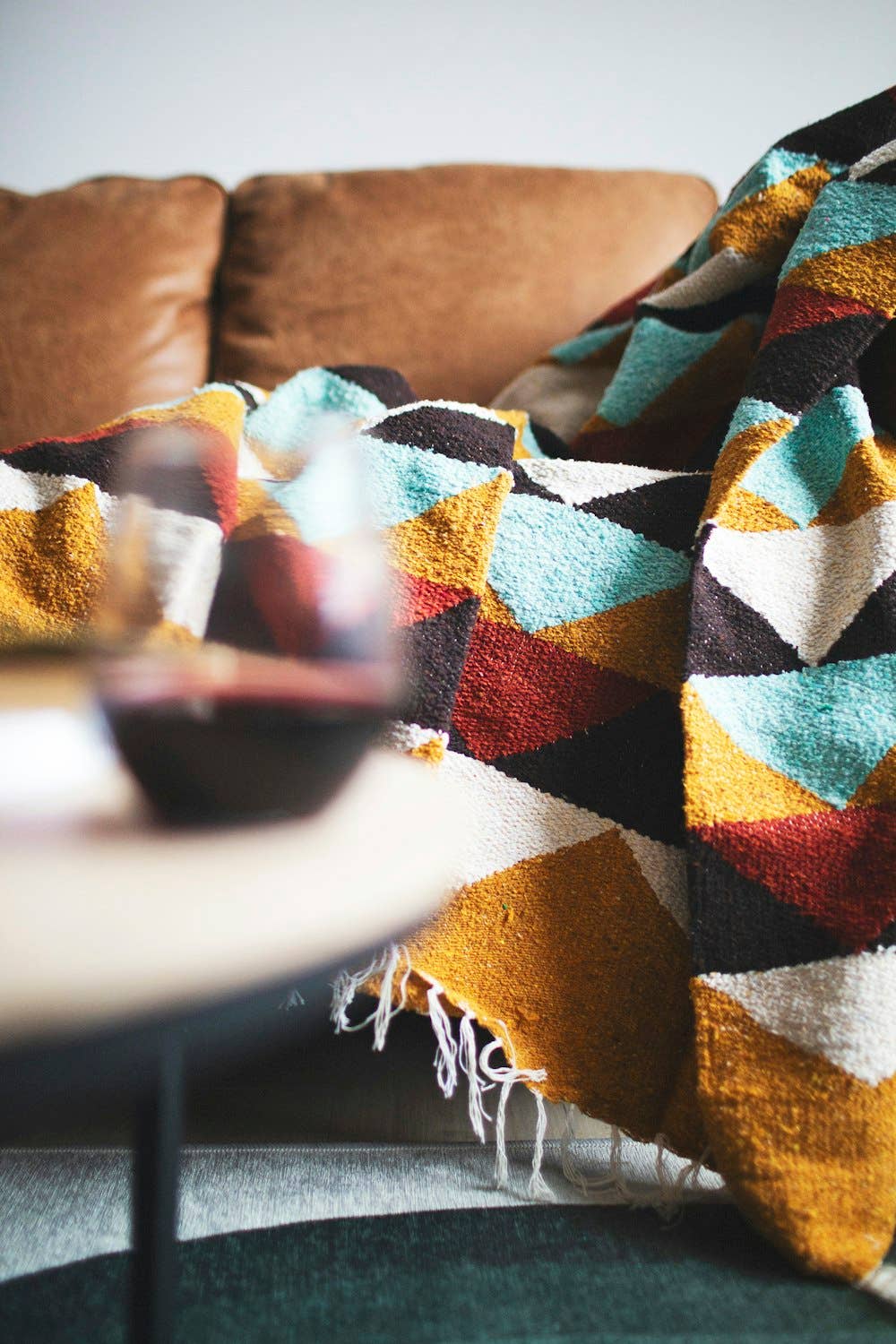 Handwoven Throw Blanket | Cascade