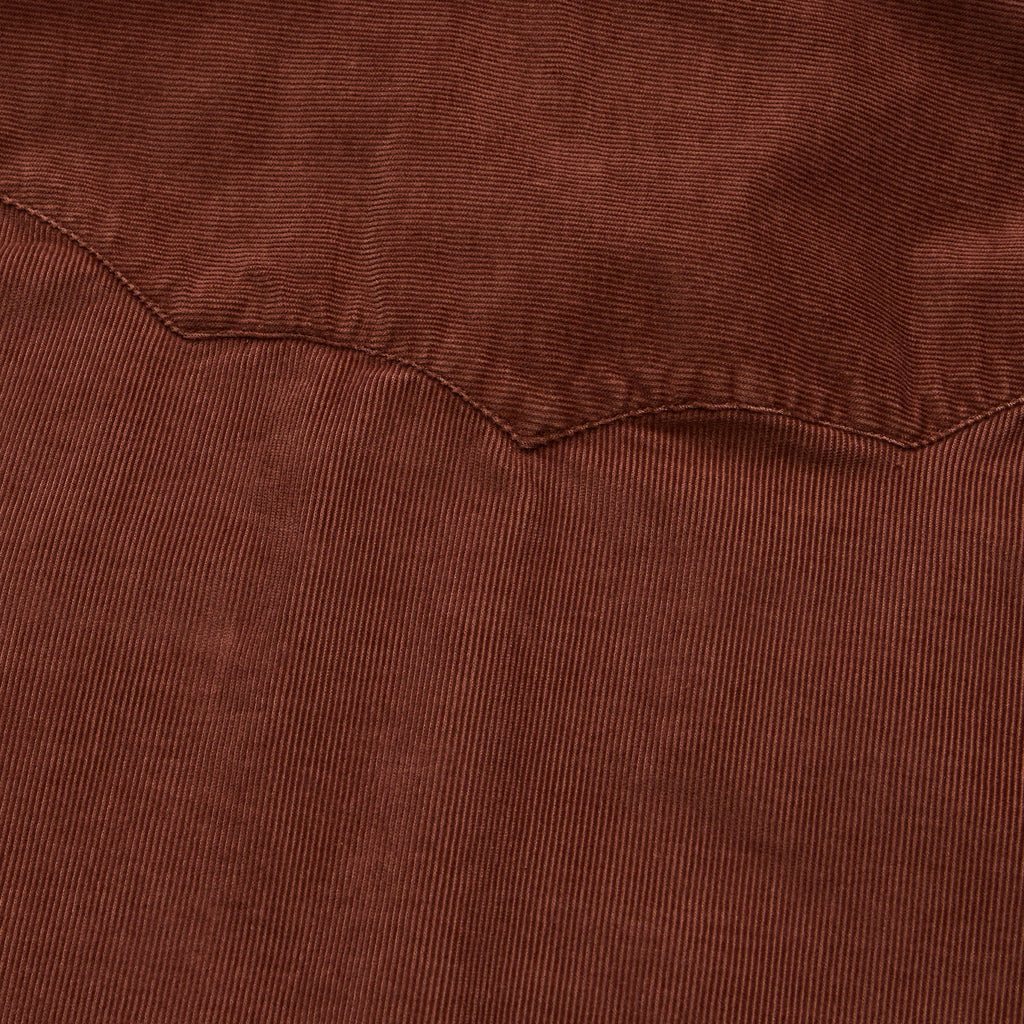 Banning Corduroy Snapshirt - Mink Brown