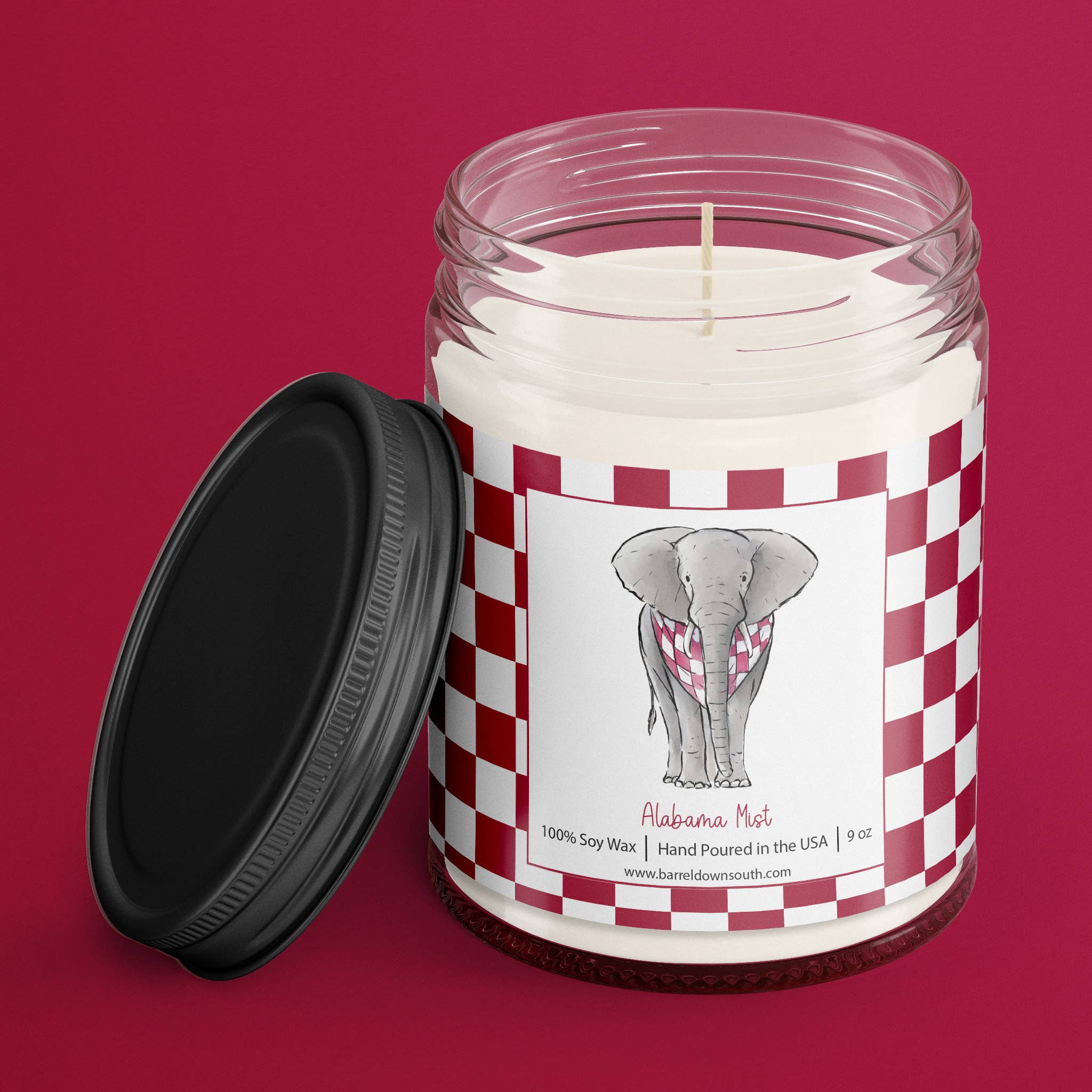 Alabama Mist Elephant Candle