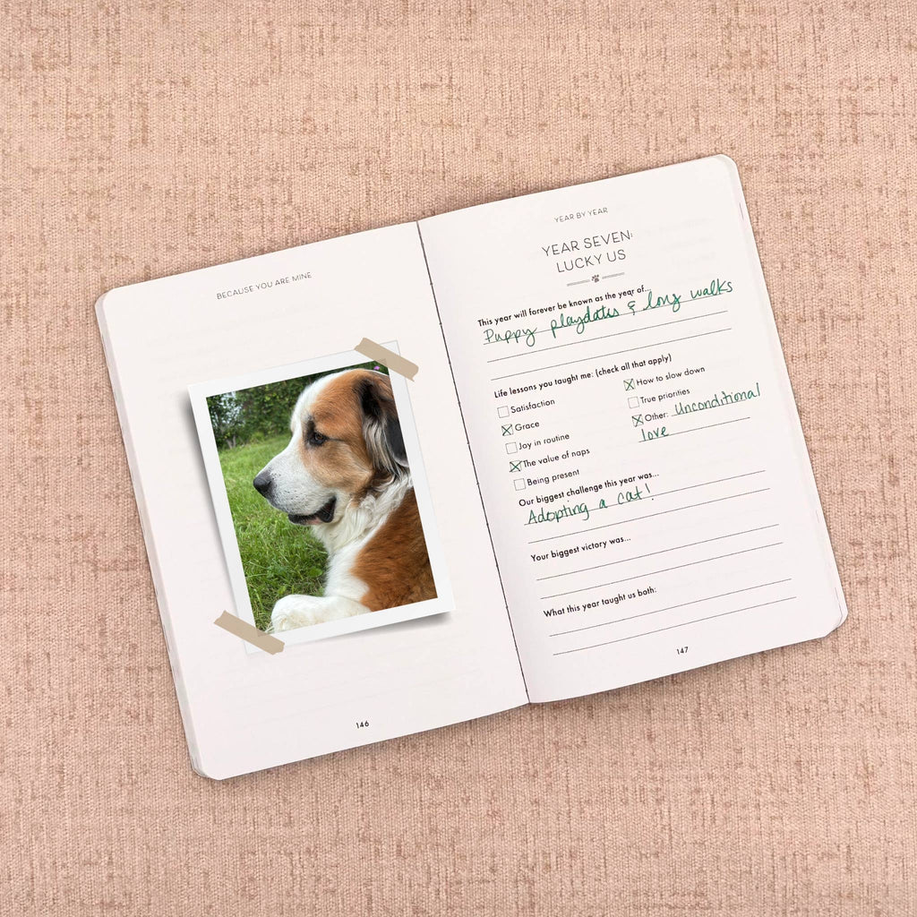 Because You Are Mine: A Guided Memory Journal for Your Pet