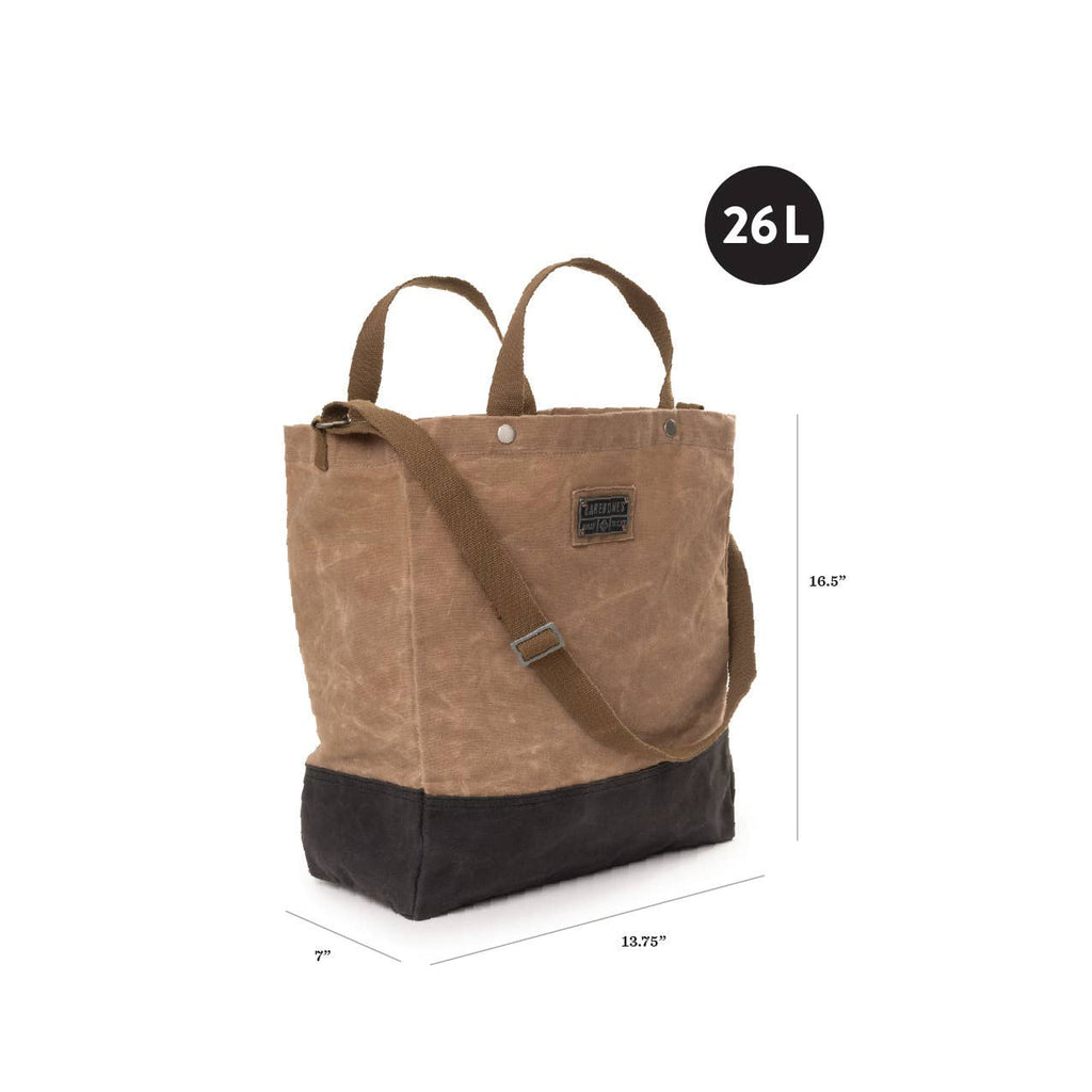 Neelum Oversized Tote Bag -Waxed Canvas Bag