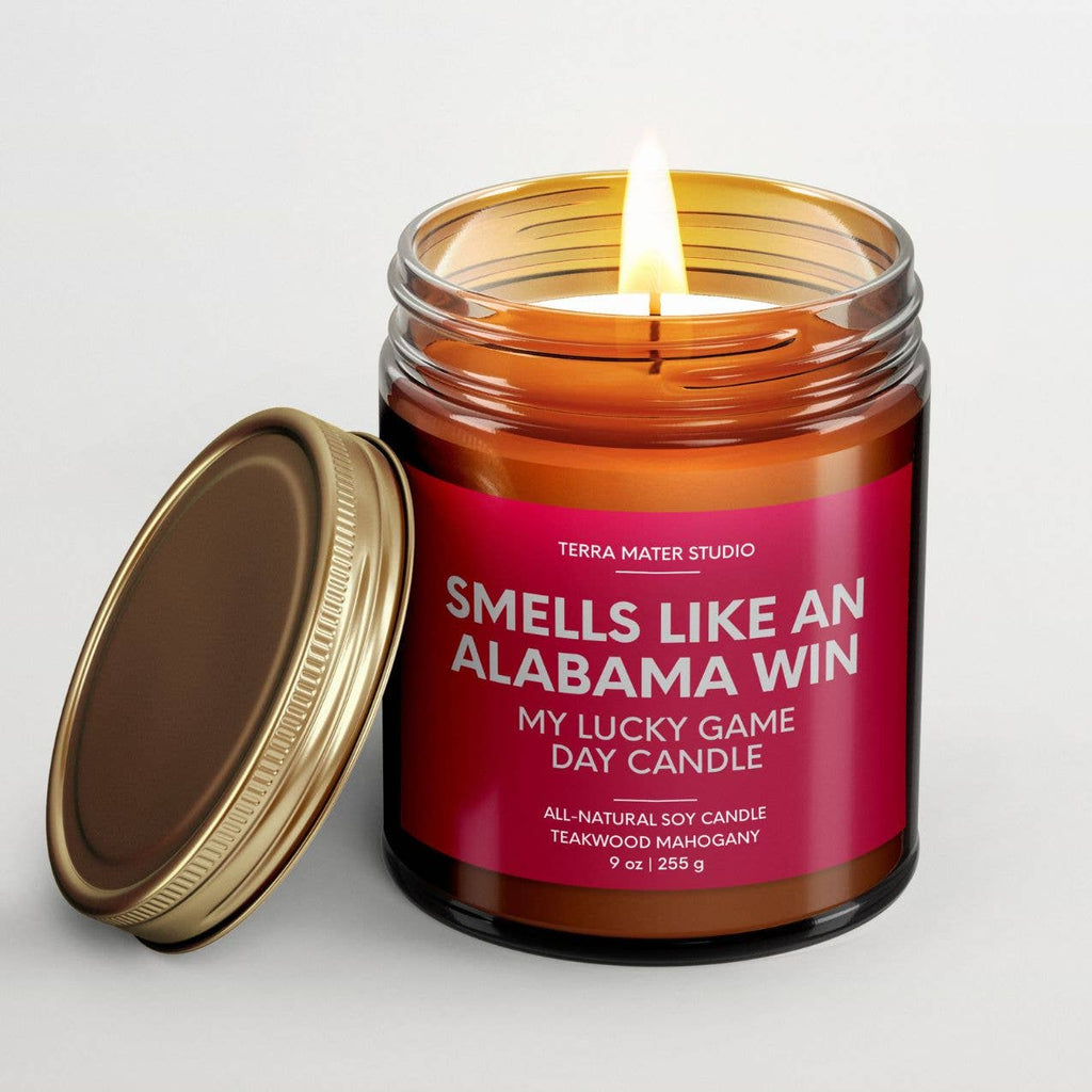 Smells Like An Alabama Win Game Day Candle | Alabama Merch