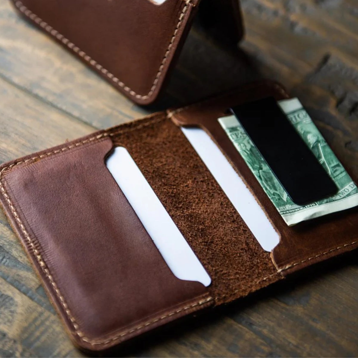 The Gates Black Leather Wallet