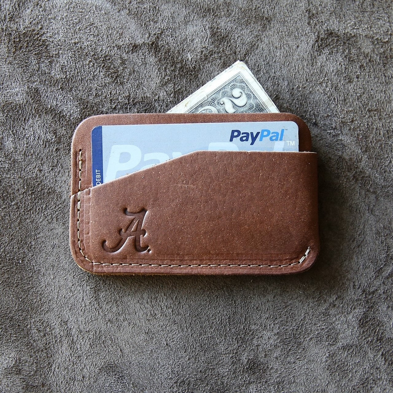 The Charleston Brown Wallet with Alabama A