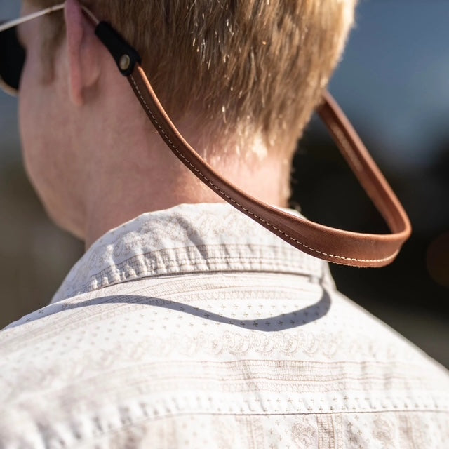 Alabama Script A Fine Leather Sunglass Strap