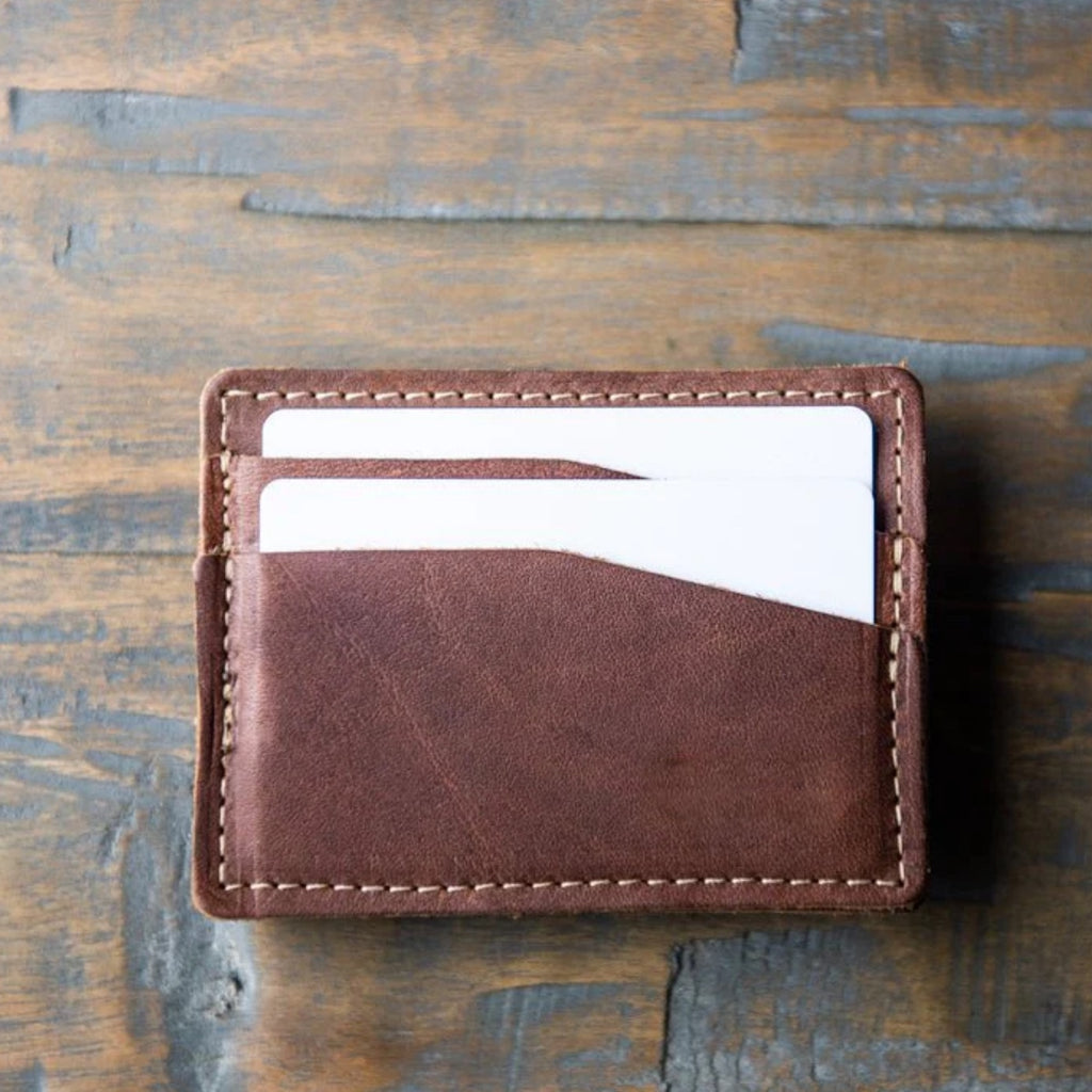The Levi Fine Leather Magnetic Money Clip Wallet