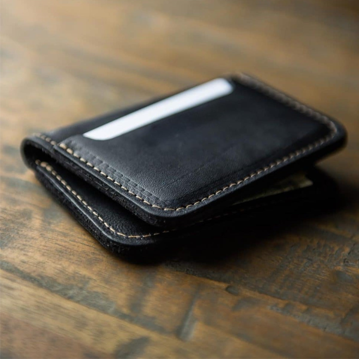 The Gates Black Leather Wallet