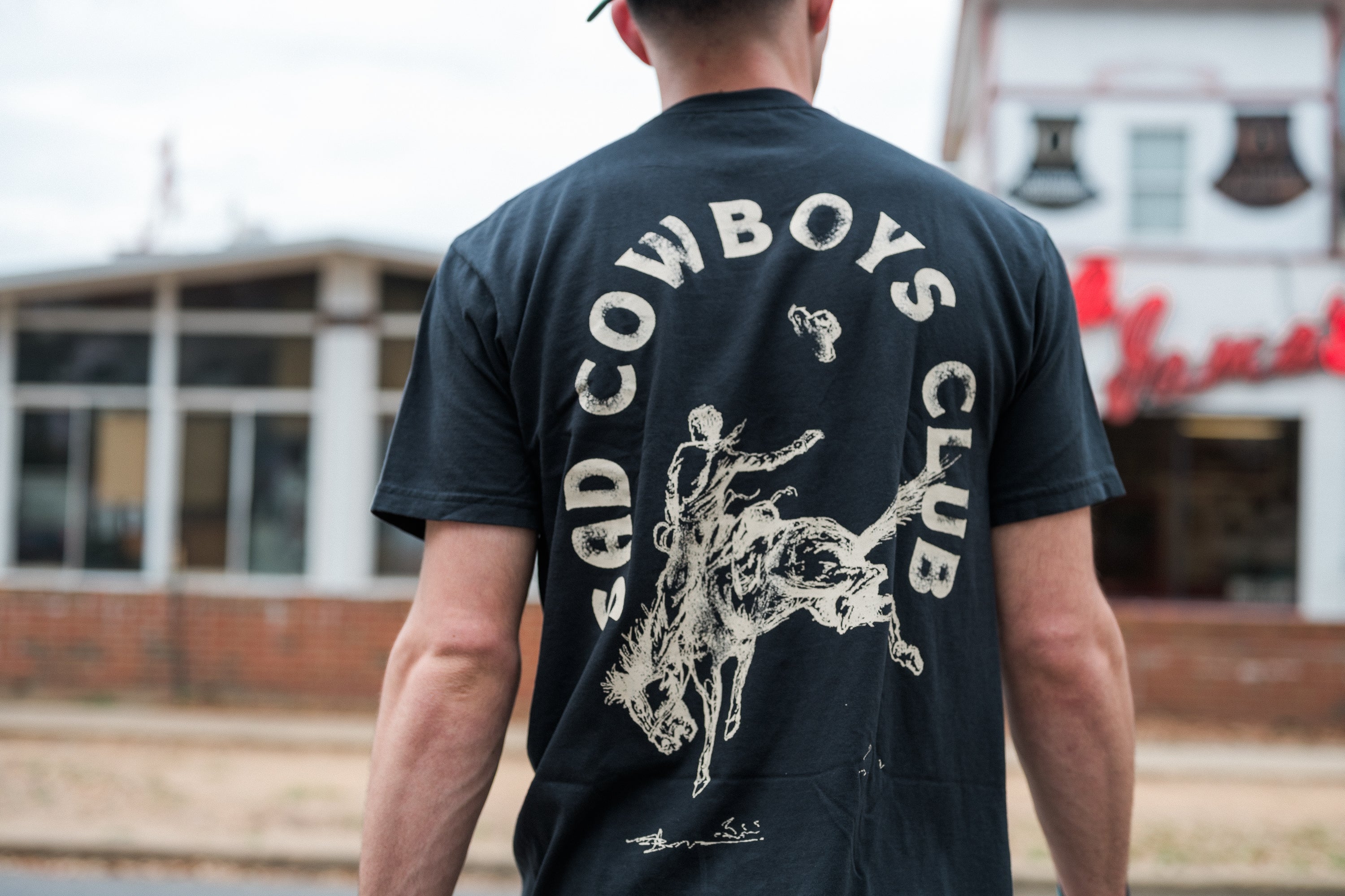 SAD COWBOYS CLUB TEE BLACK