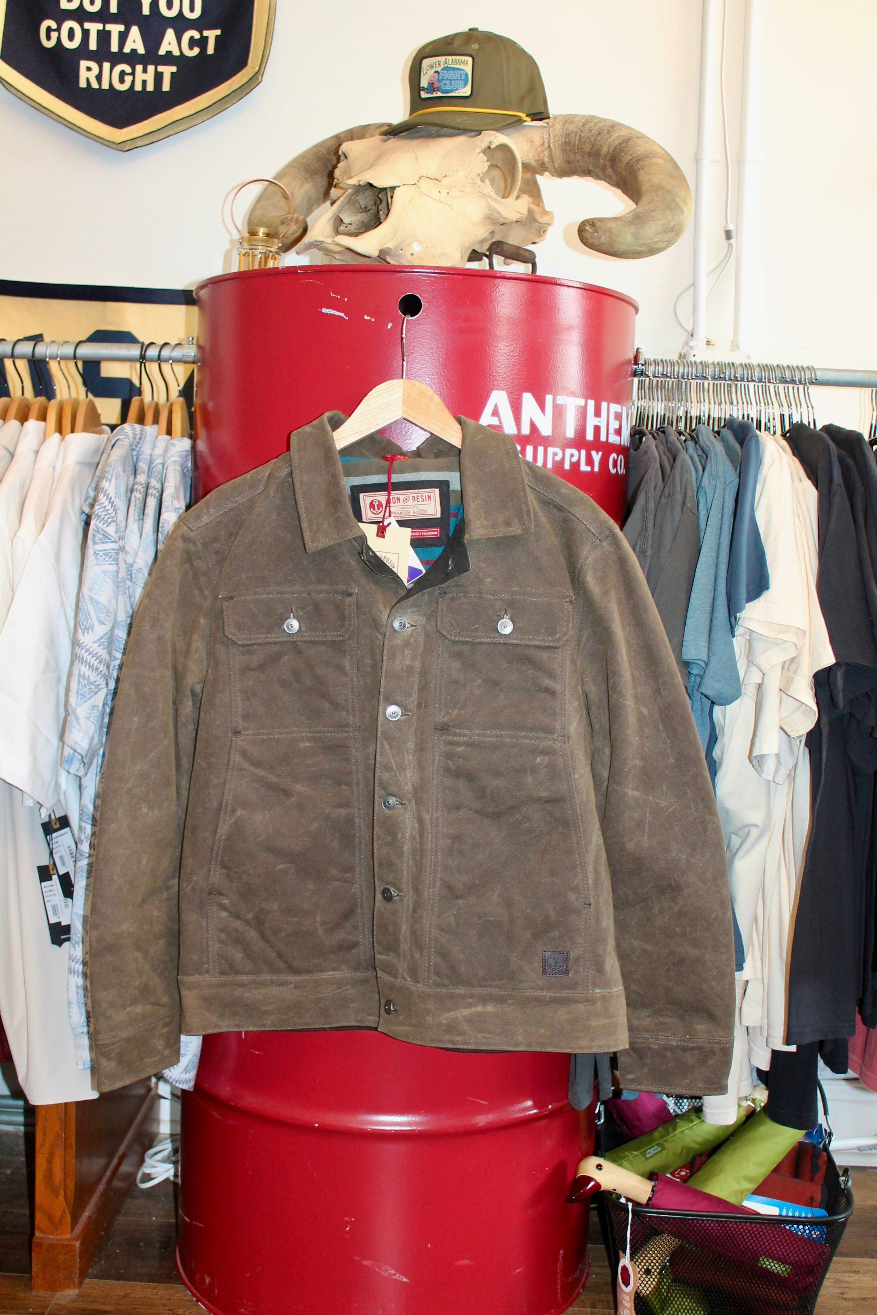 Waxed Canvas Mechanic Jacket