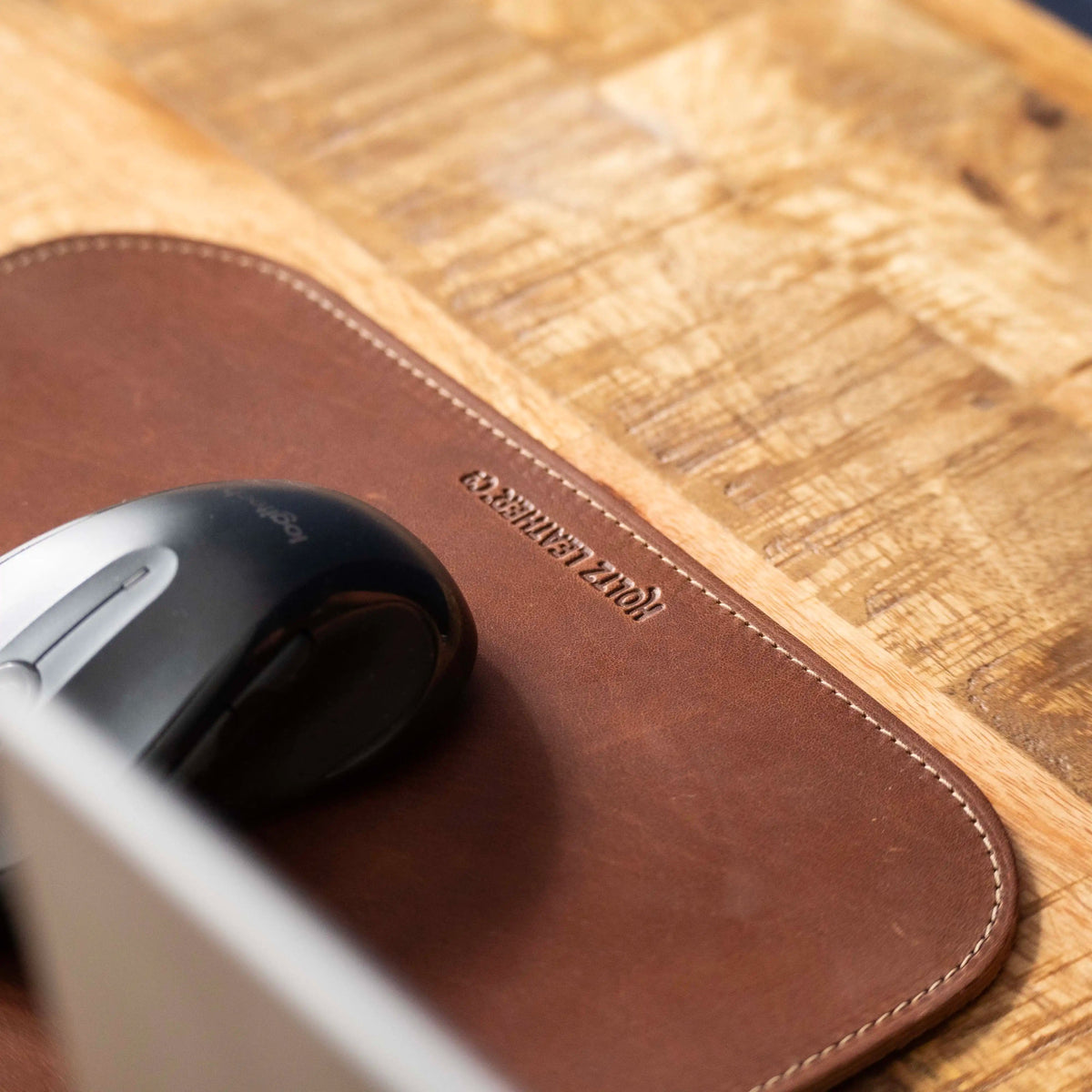 Architect Leather Mouse Pad - Brown