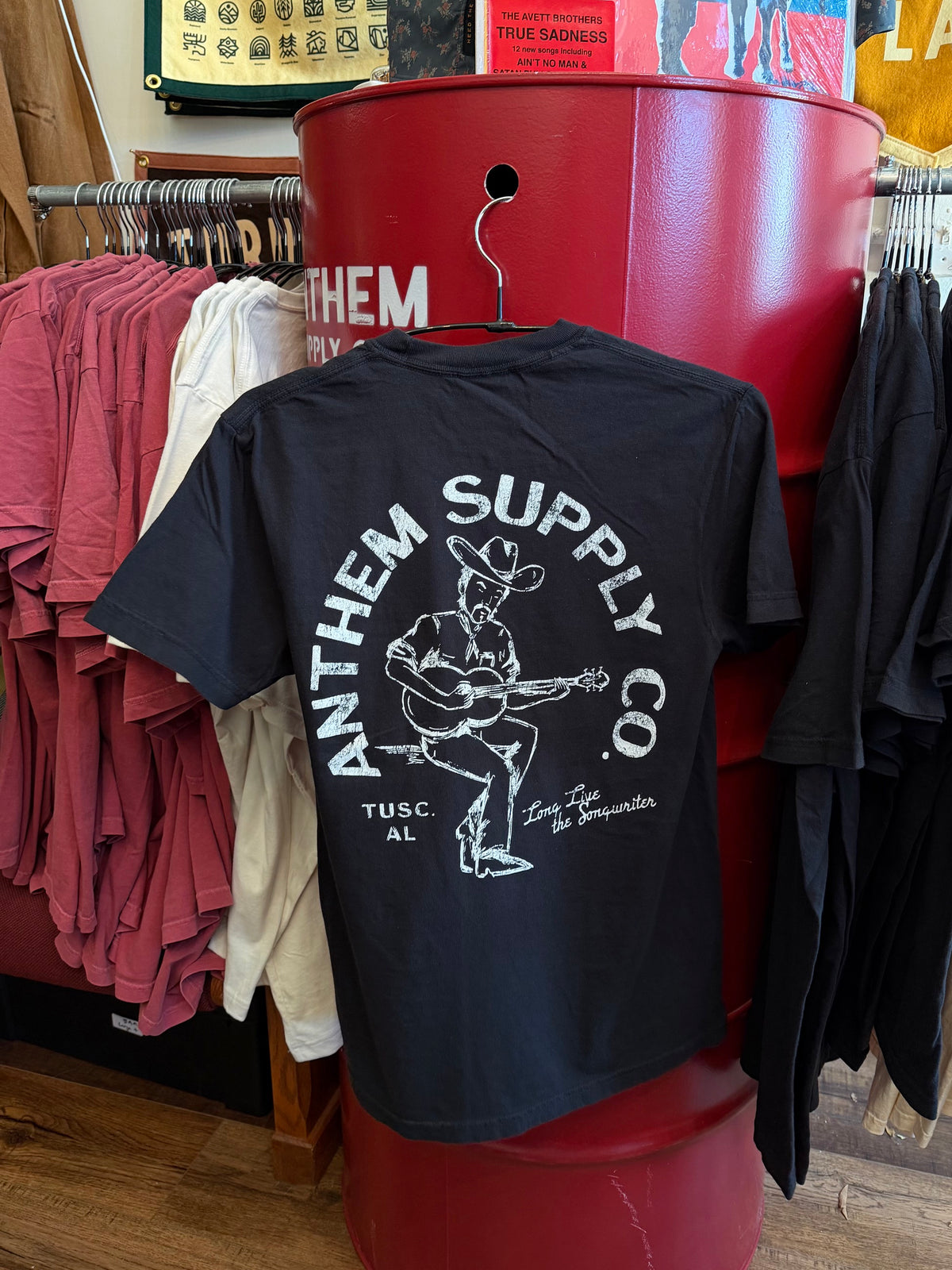 Anthem Supply Co. Pocketed Tee in Black