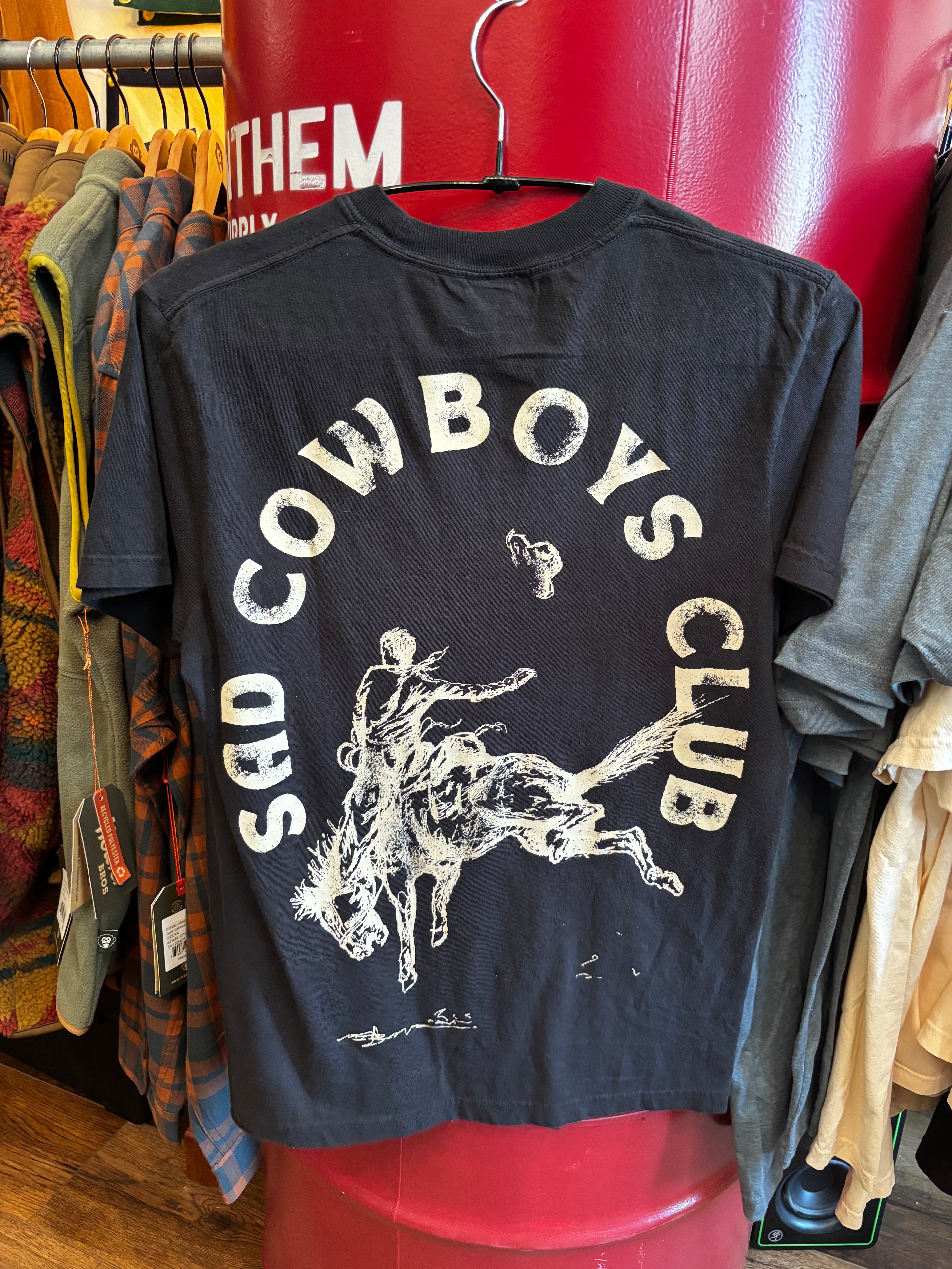 SAD COWBOYS CLUB TEE BLACK