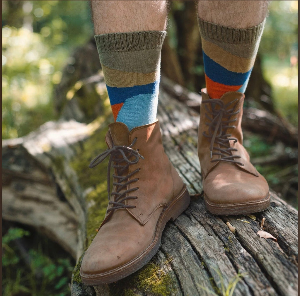 Crew Sock - River Spruce