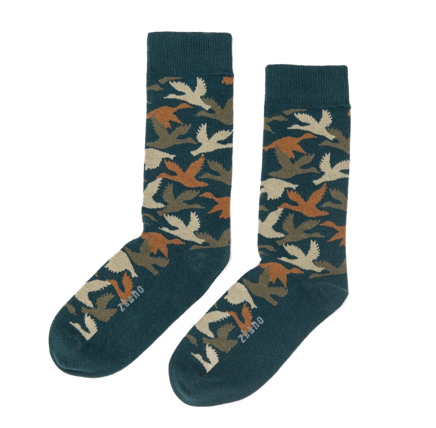 Crew Sock - Hunter Green Duck Camo