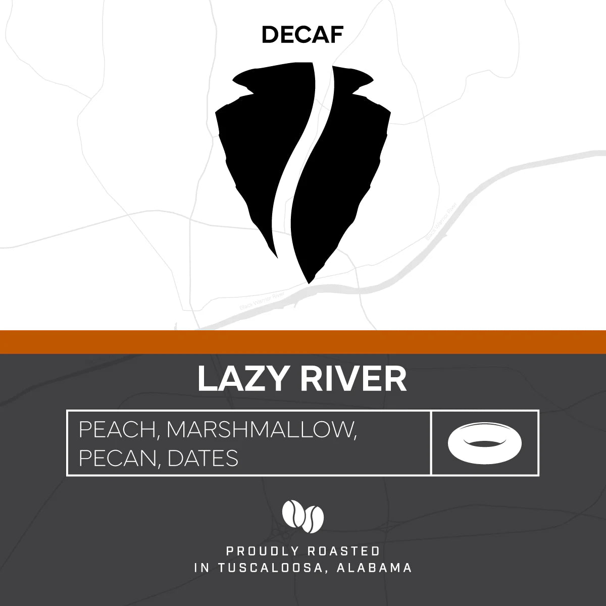 Black Warrior Coffee Lazy River Decaf - 12oz Ground
