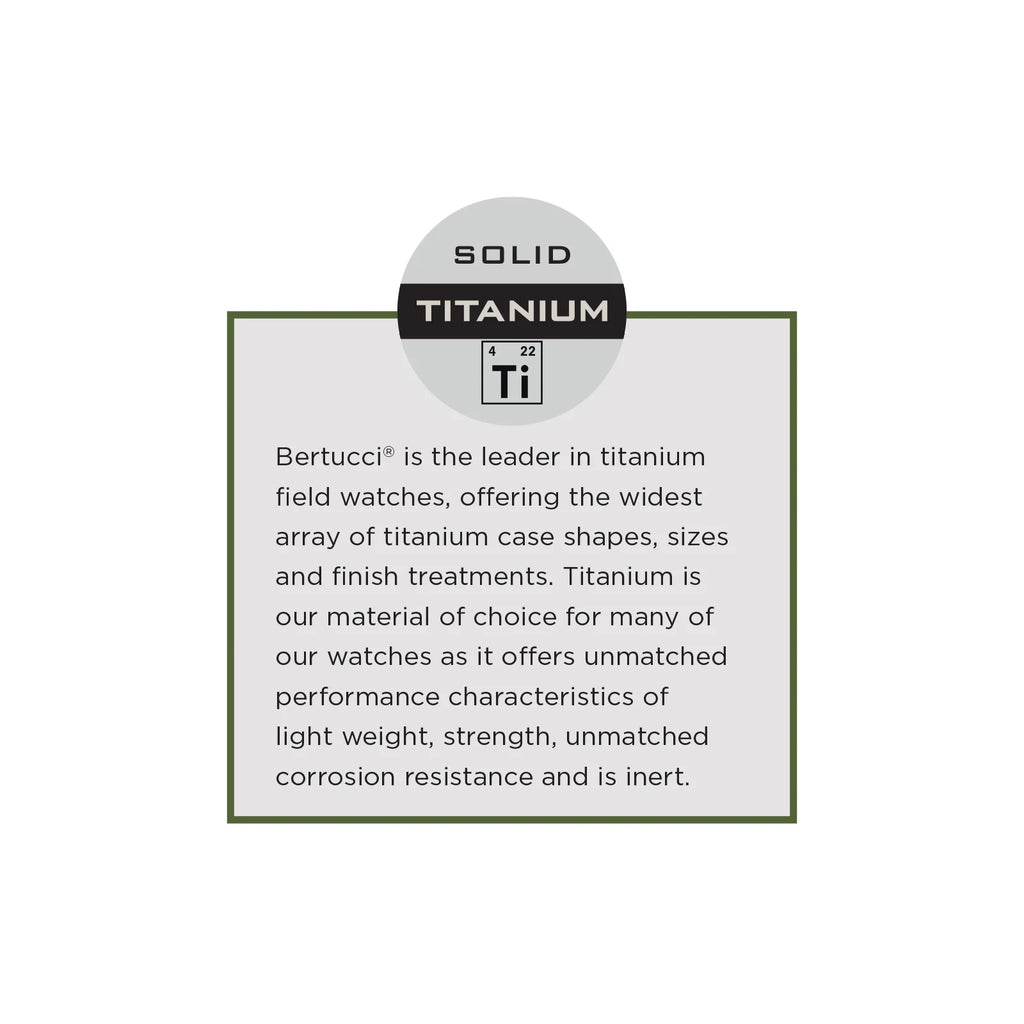 BERTUCCI A-4TS SUPER YANKEE™ SOLAR - BLACK DIAL, DESERT ROUGH-OUT LEATHER + WEBBING BAND