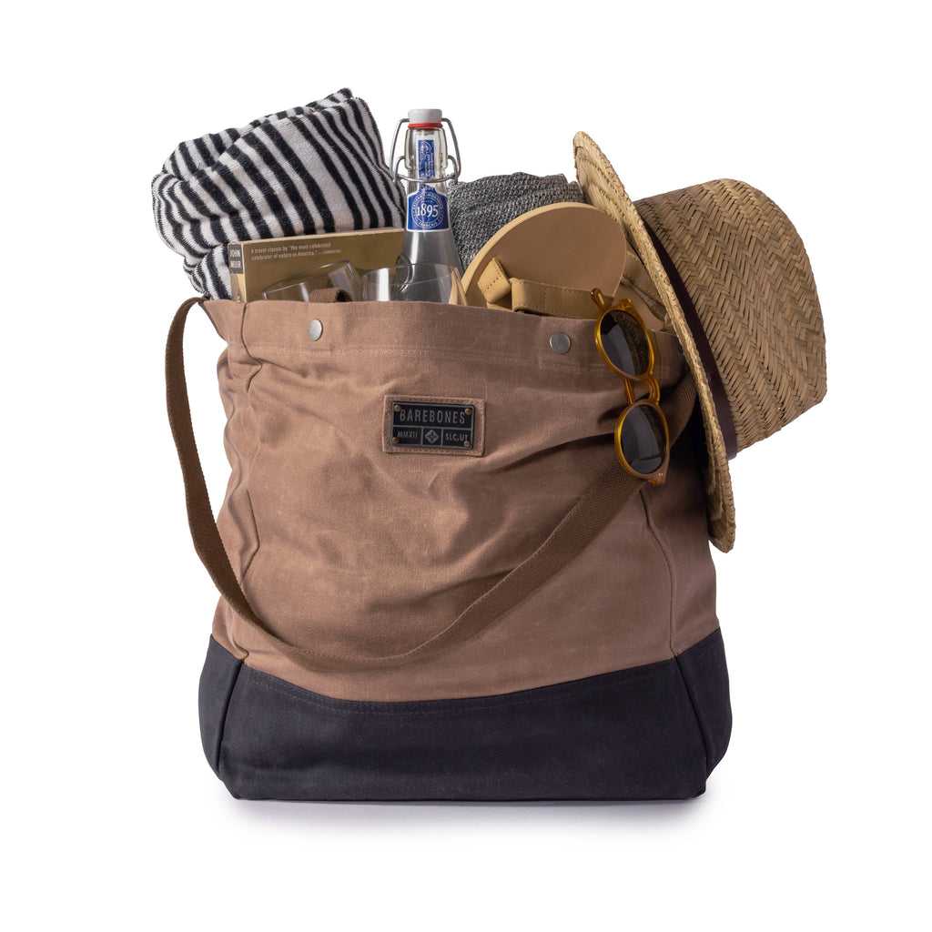 Neelum Oversized Tote Bag -Waxed Canvas Bag