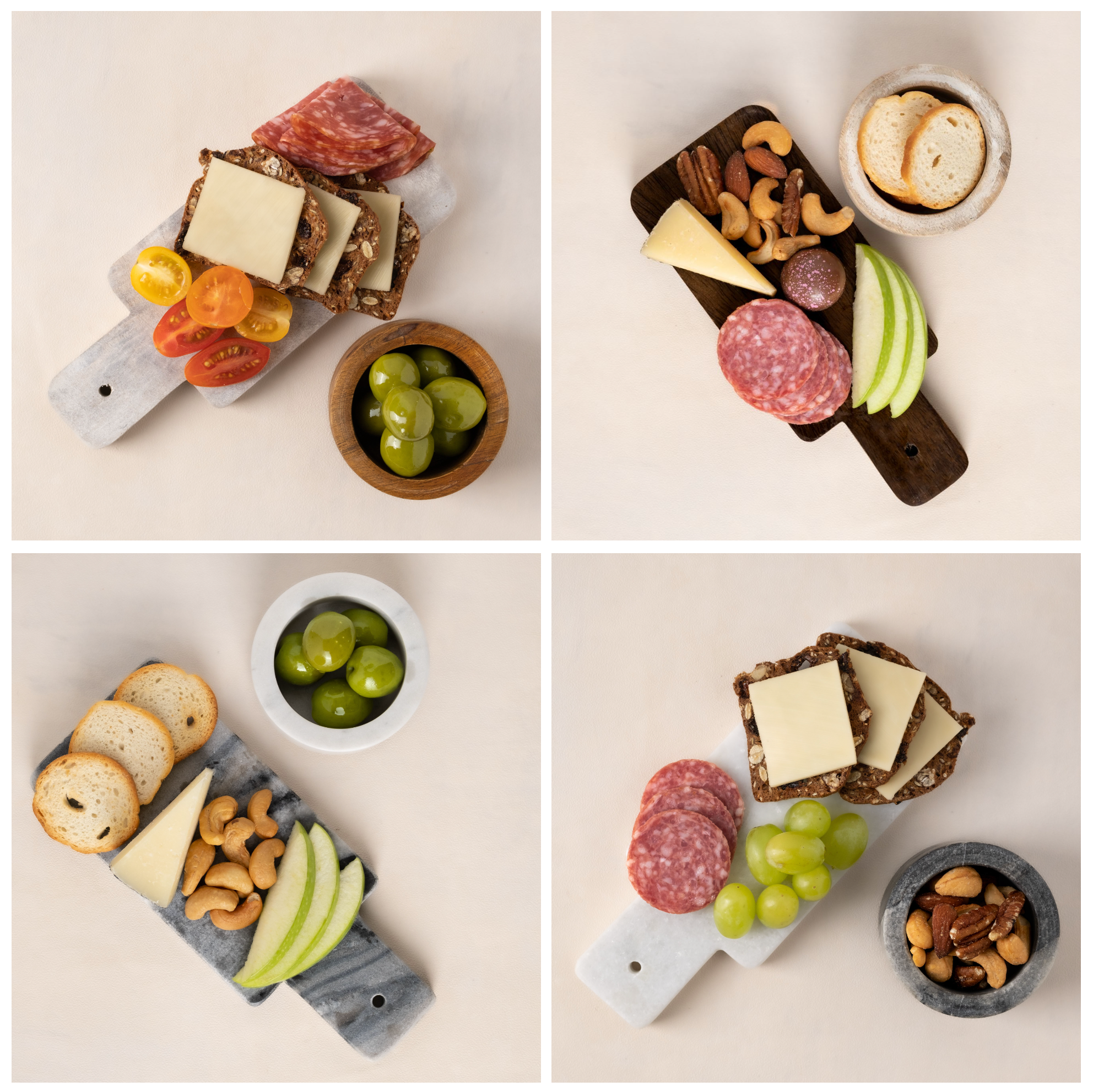 Marble & Wood Mini Board Set