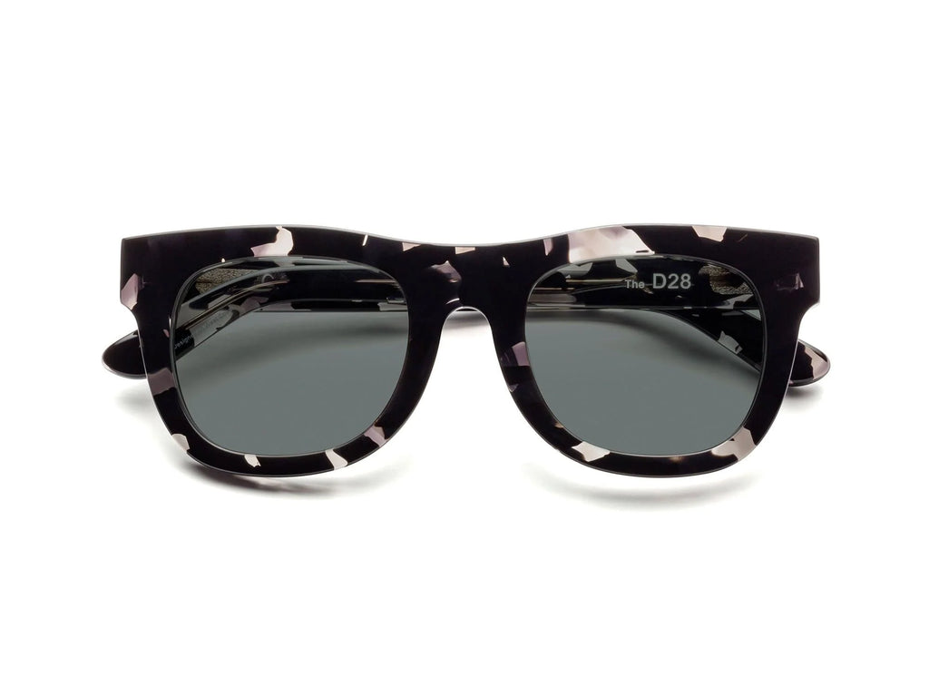Caddis D28 Sunglasses - Black Tortoise - Polarized Grey