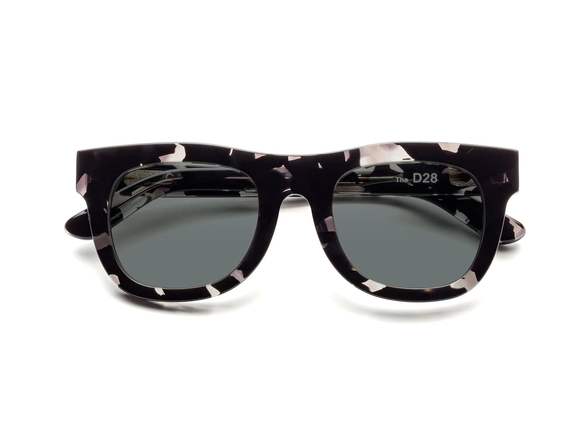 Caddis D28 Sunglasses - Black Tortoise - Polarized Grey