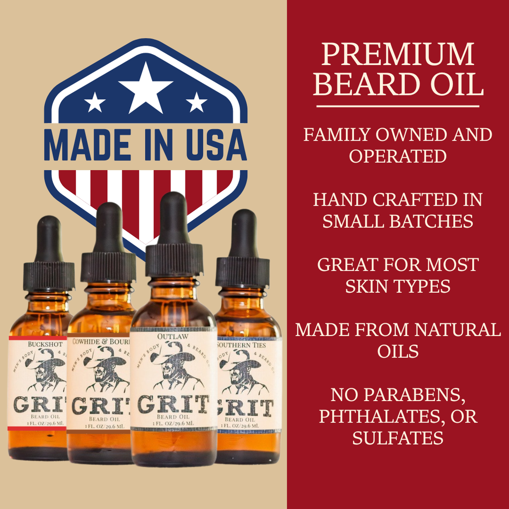 Cowhide & Bourbon Beard Oil
