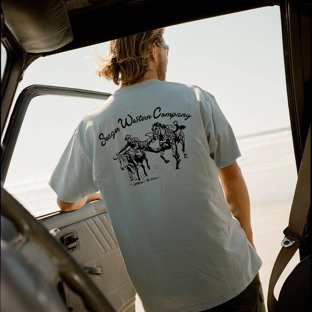 Los Rios Tee - Arctic Blue
