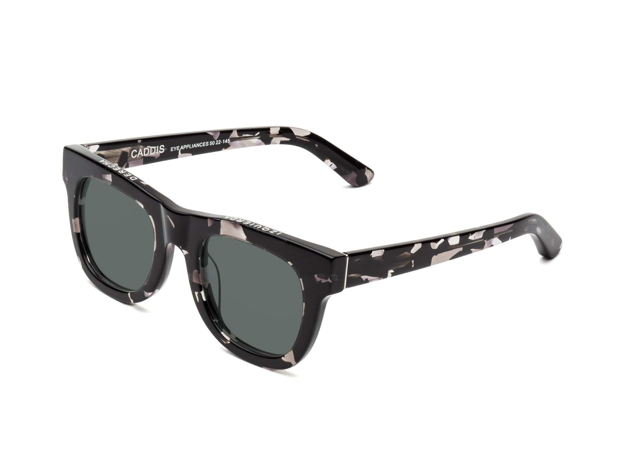 Caddis D28 Sunglasses - Black Tortoise - Polarized Grey