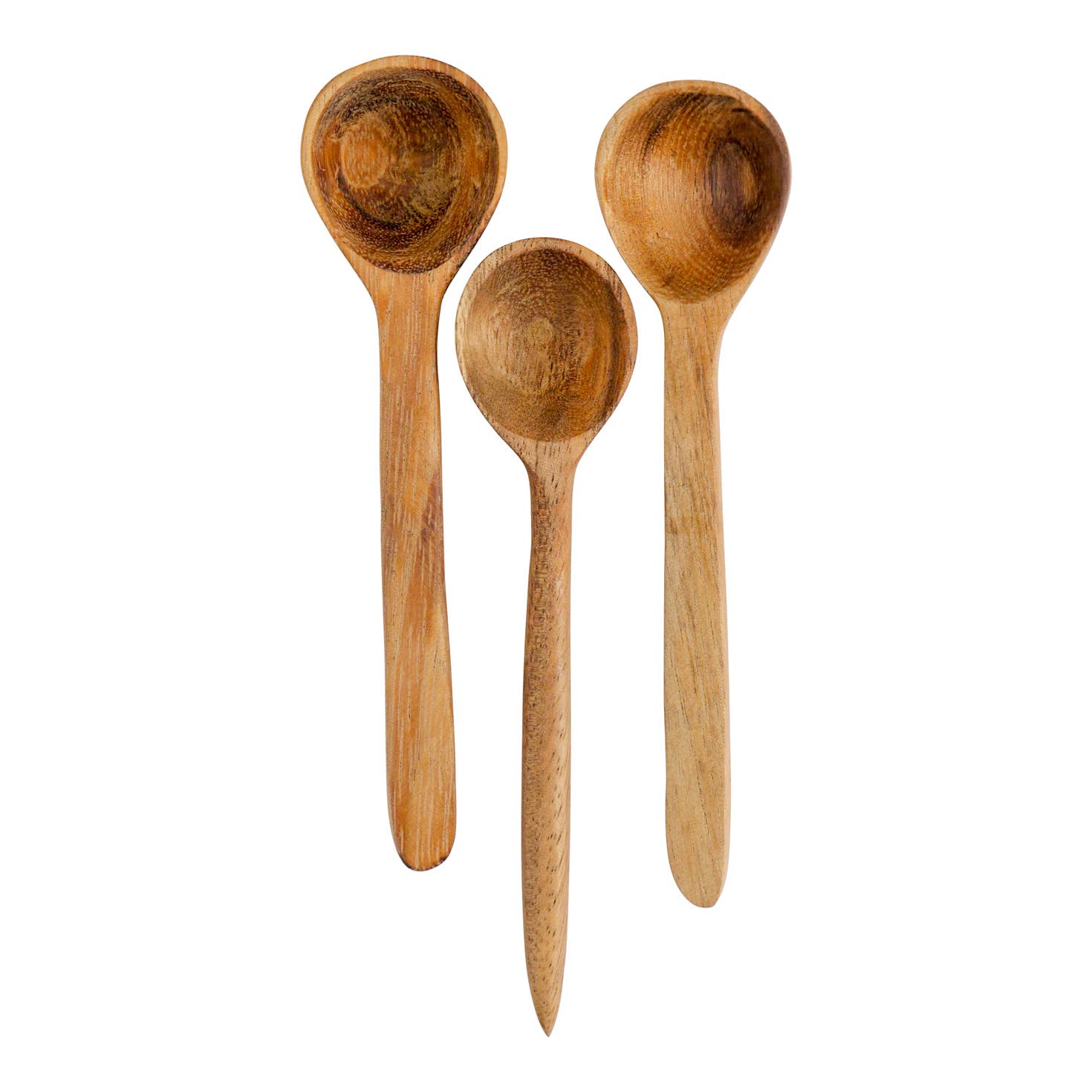 Carved Spoons Set of 3
